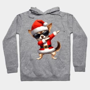 Christmas Chihuahua Dog Dabbing Dance Hoodie